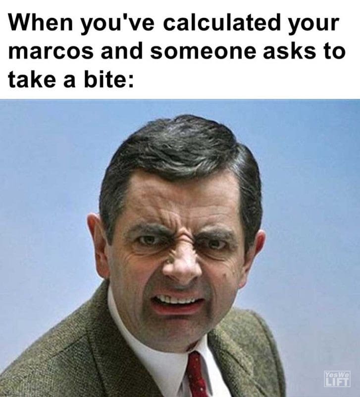 When You've Calculated Your Marcos And Someone Asks To Take A Bite