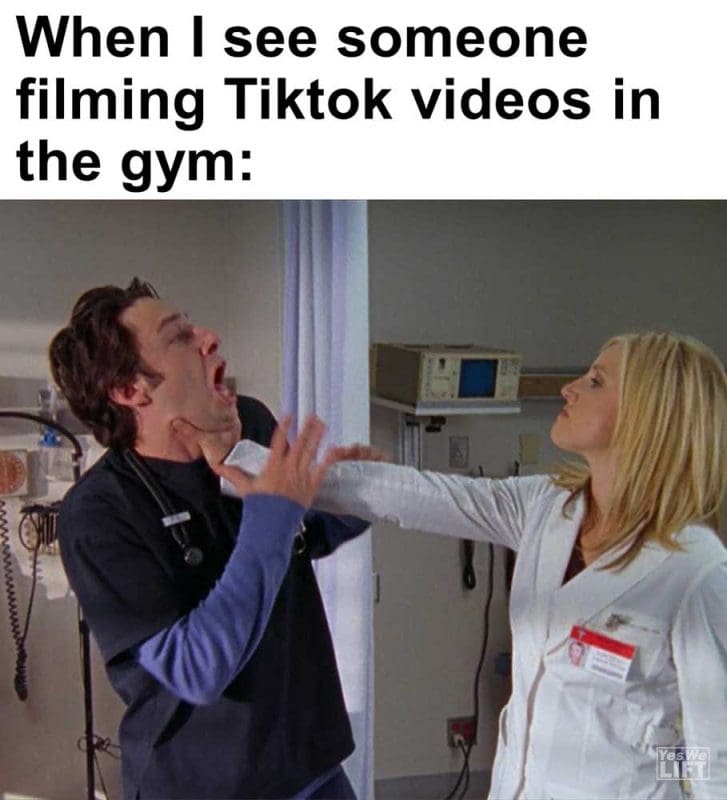 When I See Someone Filming Tiktok Videos In The Gym