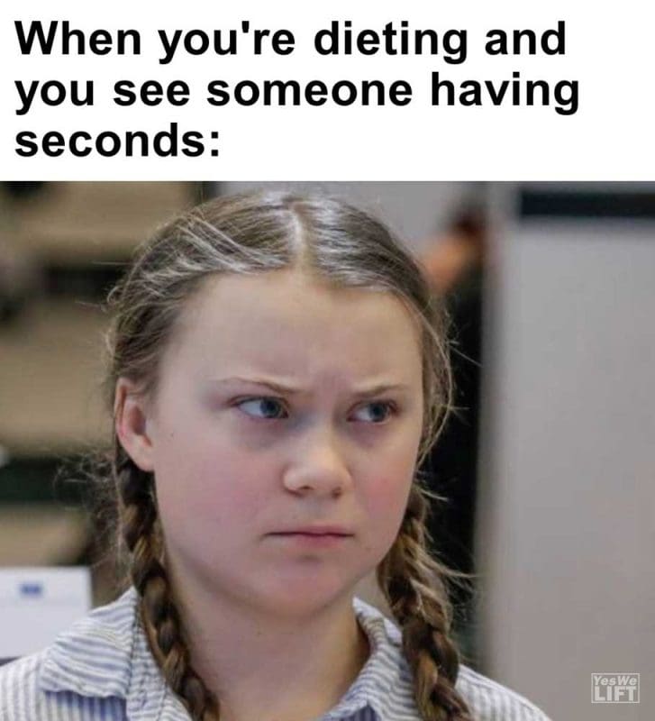 When You're Dieting And You See Someone Having Seconds