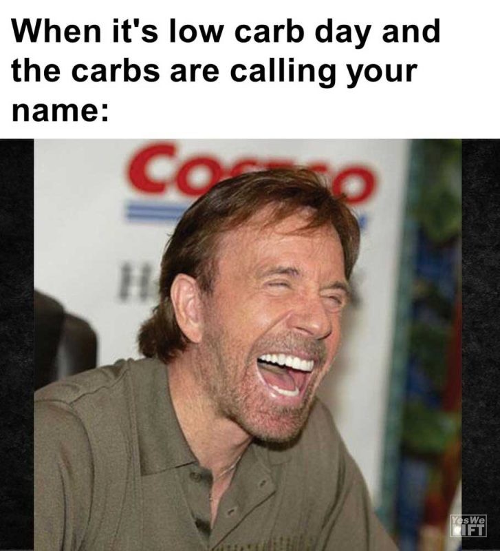 When It's Low Carb Day And The Carbs Are Calling Your Name