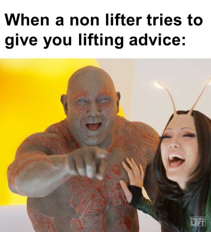 When A Non Lifter Tries To Give You Lifting Advice