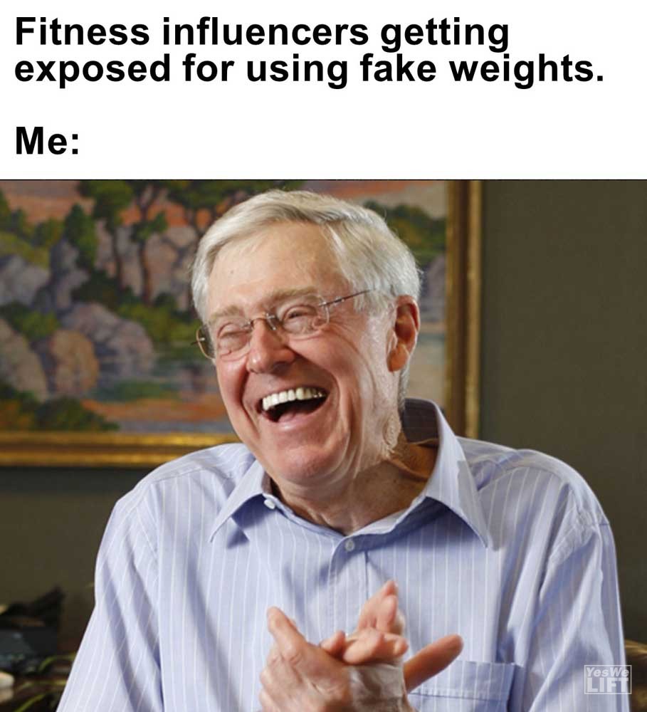 Fitness Influencers Getting Exposed For Using Fake Weights Me