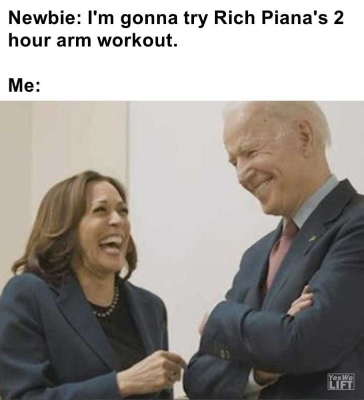 Newbie I'm Gonna Try Rich Piana's Hour Arm Workout Me