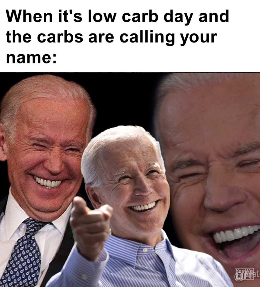 When It's Low Carb Day And The Carbs Are Calling Your Name