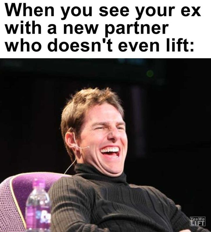 When You See Your Ex With A New Partner Who Doesn't Even Lift