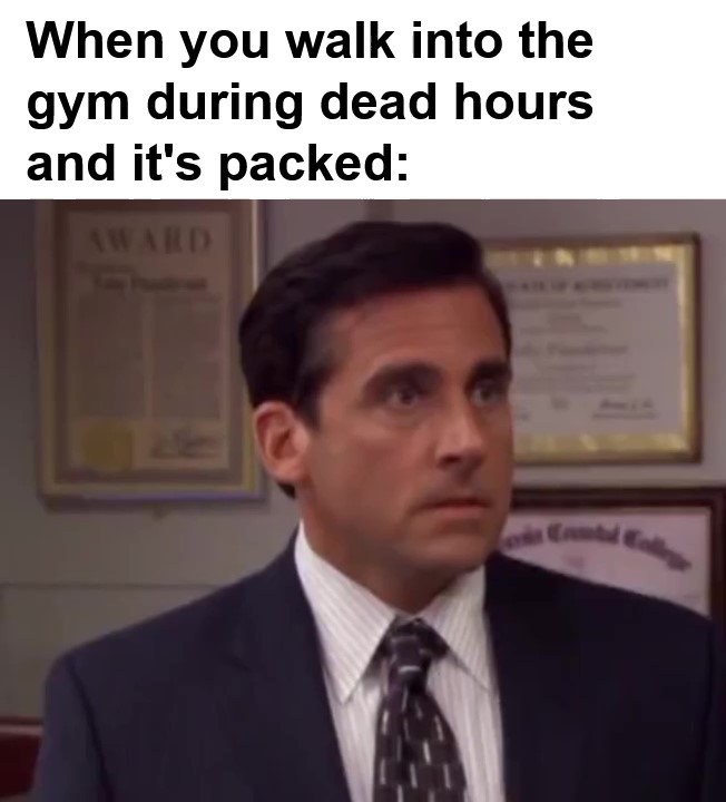 When You Walk Into The Gym During Dead Hours And It's Packed frame at ms