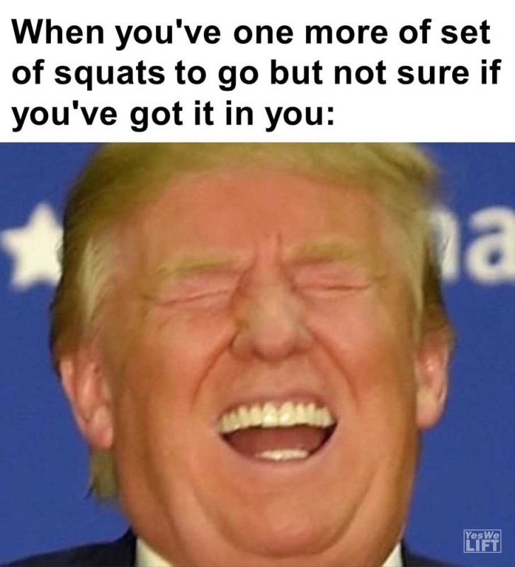 When You've One More Of Set Of Squats To Go But Not Sure If You've Got It In You