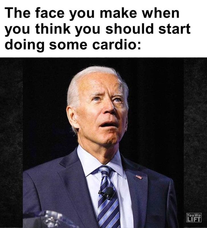 The Face You Make When You Think You Should Start Doing Some Cardio
