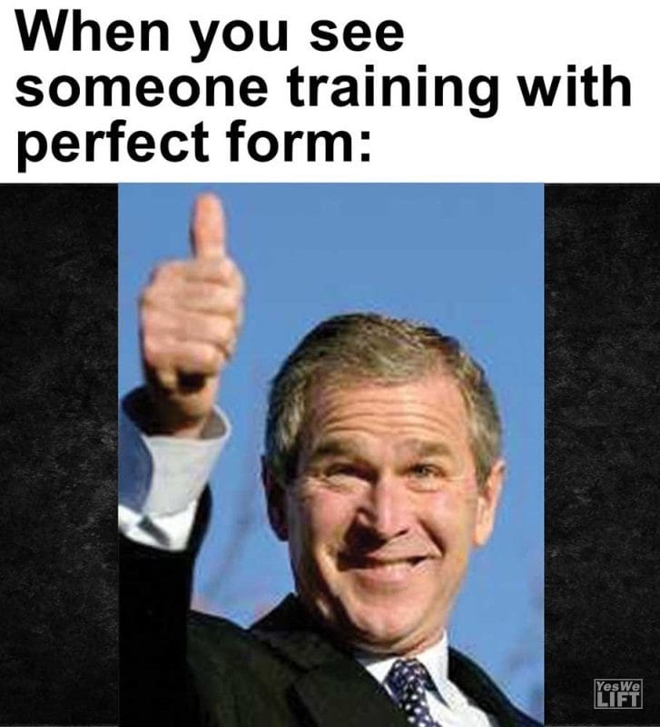 When You See Someone Training With Perfect Form