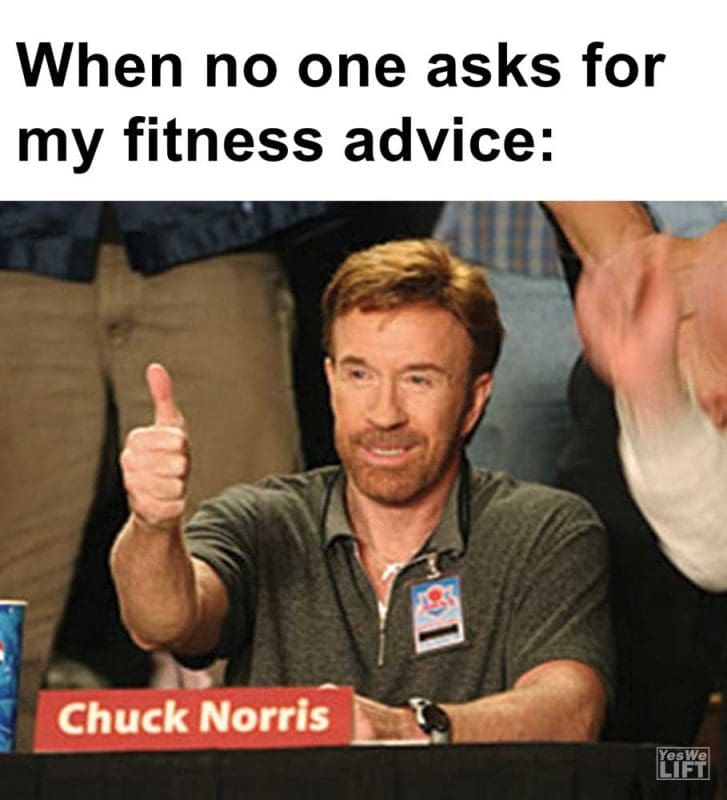 When No One Asks For My Fitness Advice