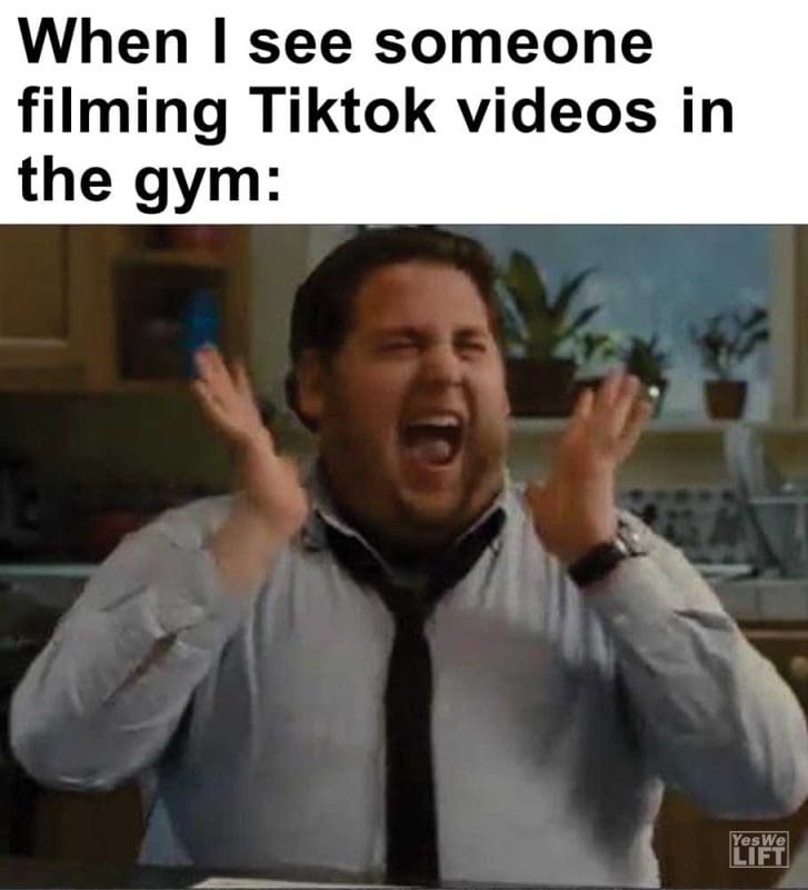 When I See Someone Filming Tiktok Videos In The Gym