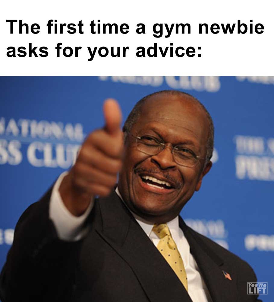 The First Time A Gym Newbie Asks For Your Advice