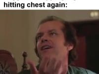 When Your Gym Buddy Suggests Skipping Legs And Hitting Chest Again frame at ms