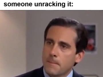When You Leave Your Bench To Find More Plates And You See Someone Unracking It frame at ms