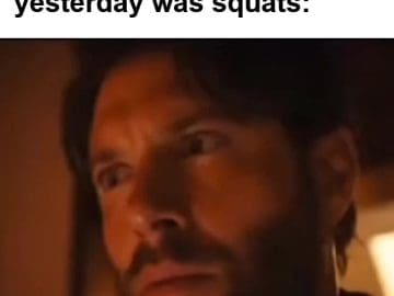 When The Lift Is Broken And Yesterday Was Squats frame at ms