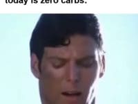 When You've Just Remembered Today Is Zero Carbs frame at ms
