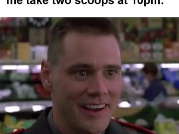 My Sleep Schedule Watching Me Take Two Scoops At pm frame at ms