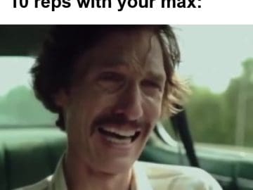 When Someone Performs Reps With Your Max frame at ms