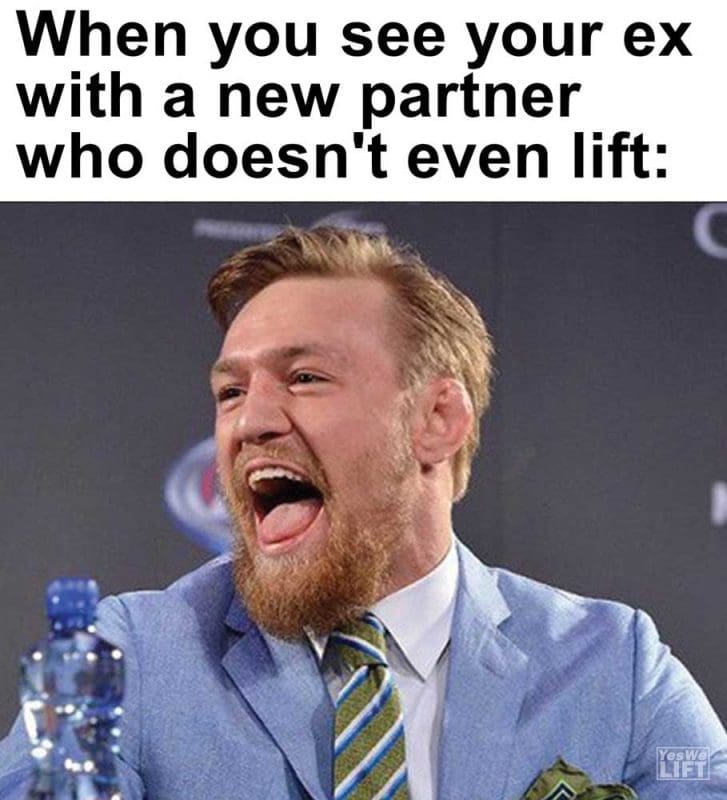 When You See Your Ex With A New Partner Who Doesn't Even Lift