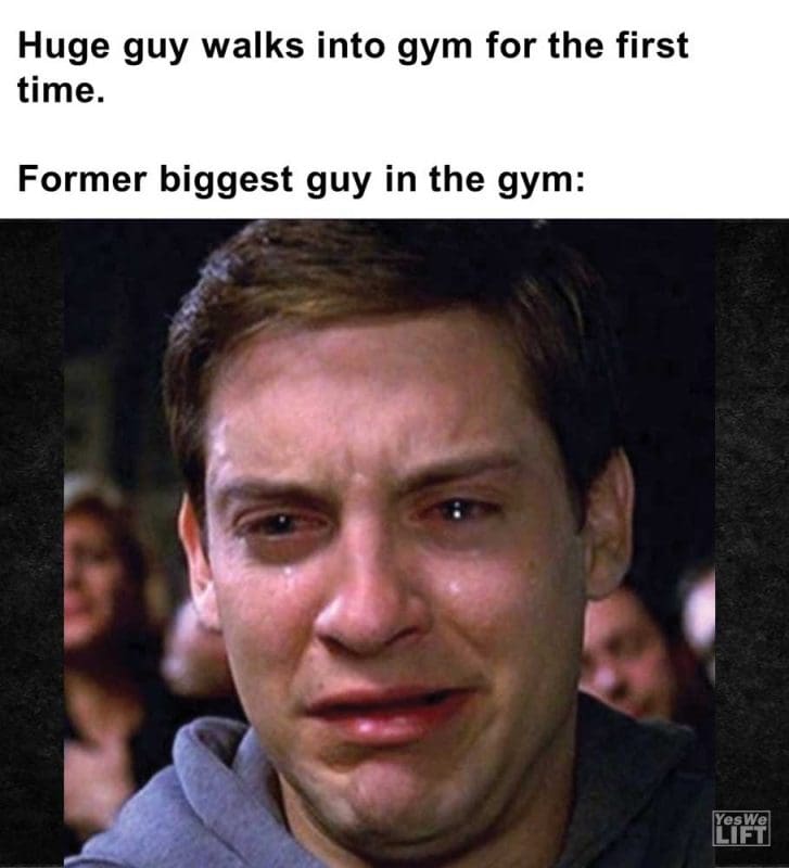 Huge Guy Walks Into Gym For The First Time Former Biggest Guy In The Gym