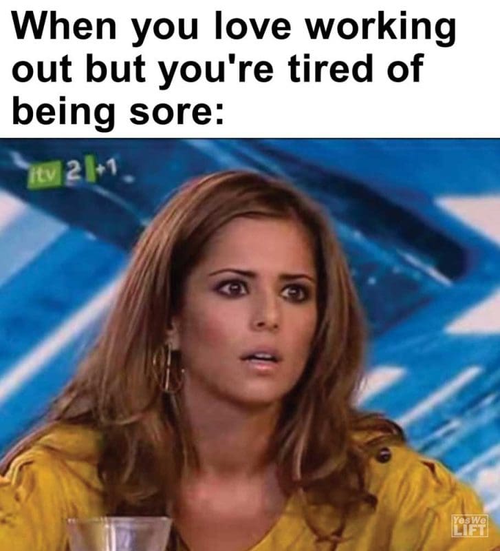 When You Love Working Out But You're Tired Of Being Sore