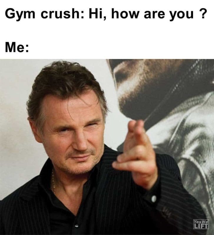 Gym Crush Hi How Are You Me