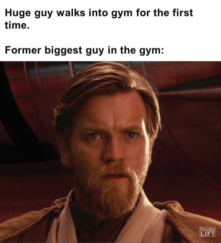Huge Guy Walks Into Gym For The First Time Former Biggest Guy In The Gym