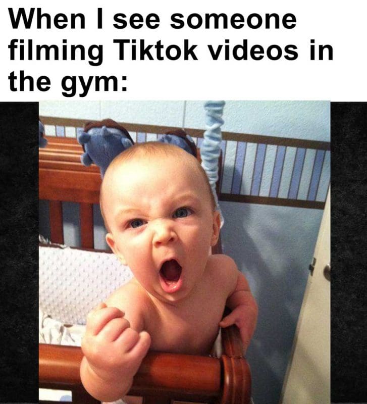 When I See Someone Filming Tiktok Videos In The Gym