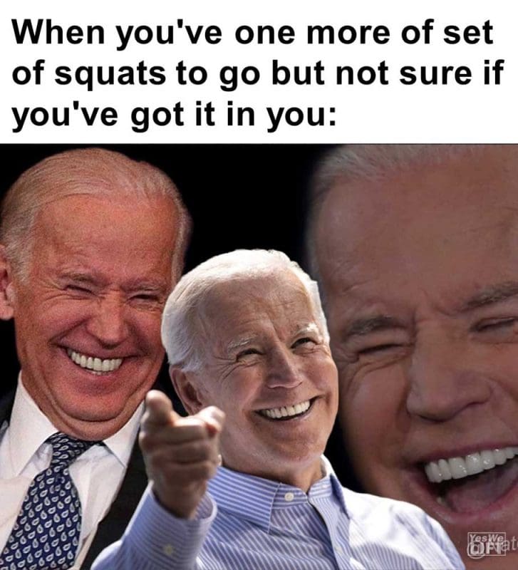 When You've One More Of Set Of Squats To Go But Not Sure If You've Got It In You