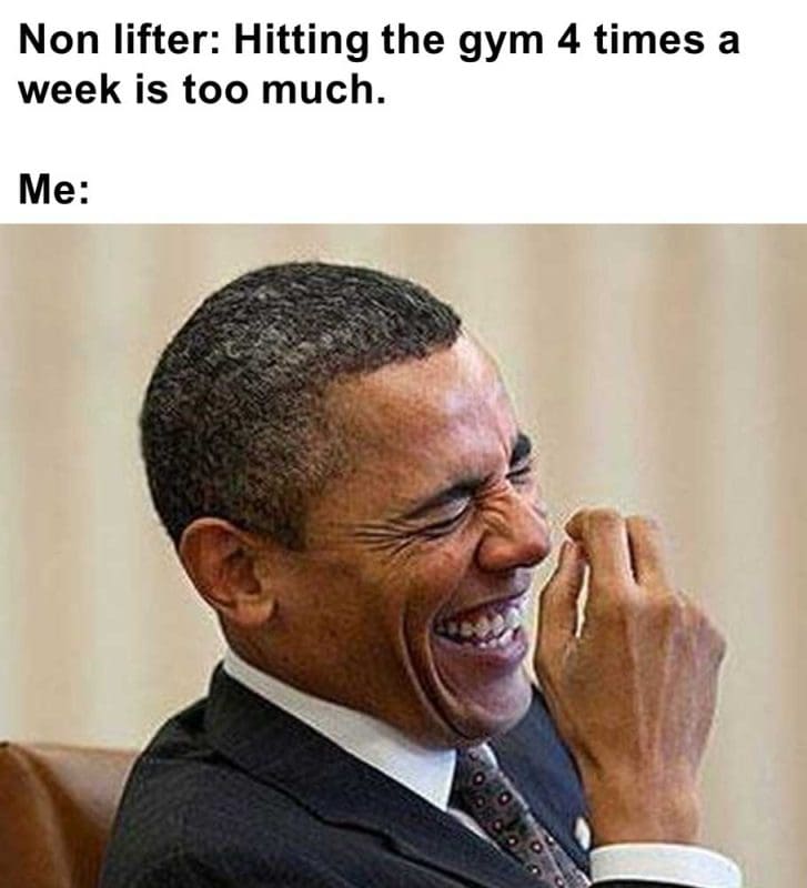 Non Lifter Hitting The Gym Times A Week Is Too Much Me
