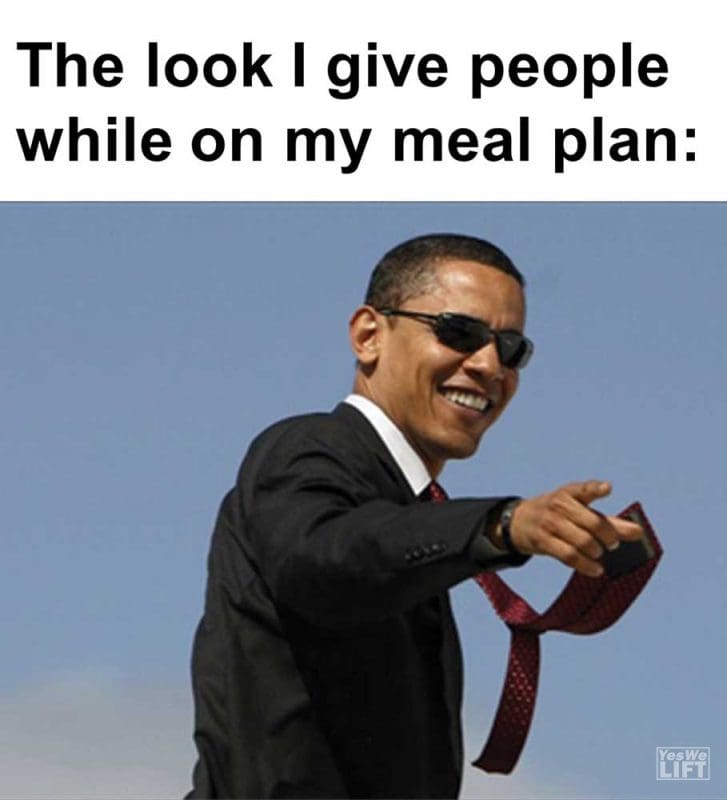 The Look I Give People While On My Meal Plan