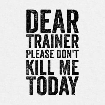Dear Trainer Please Don't Kill Me Today