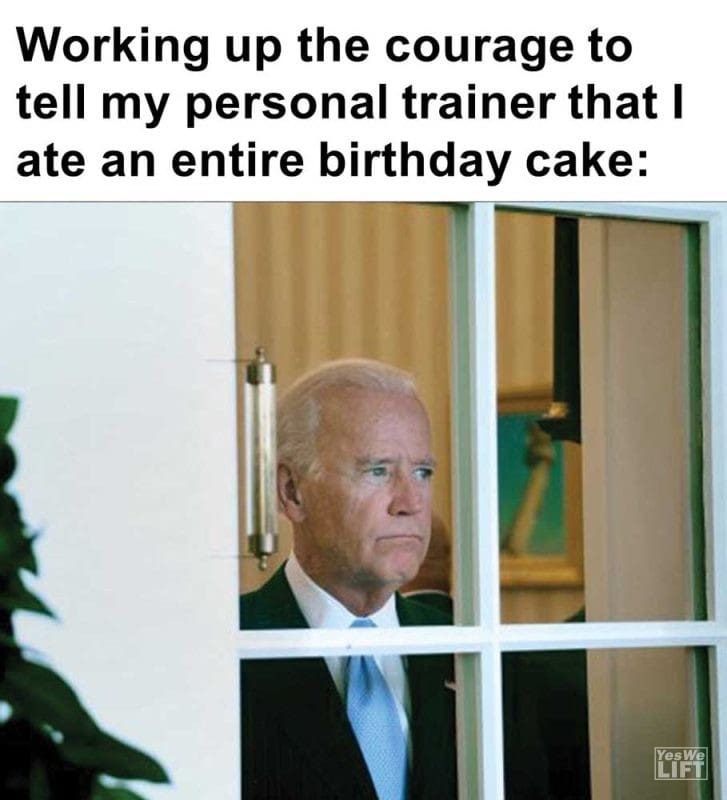 Working Up The Courage To Tell My Personal Trainer That I Ate An Entire Birthday Cake