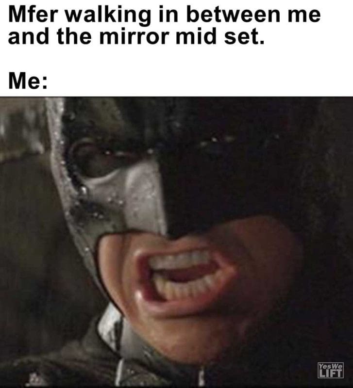 Mfer Walking In Between Me And The Mirror Mid Set Me