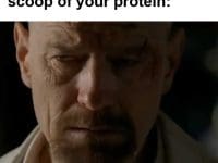 When Someone Asks For A Scoop Of Your Protein