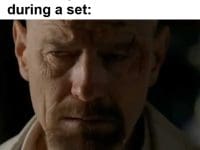 When Someone Walks In Between You And The Mirror During A Set