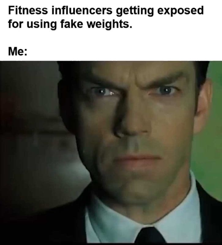 Fitness Influencers Getting Exposed For Using Fake Weights Me
