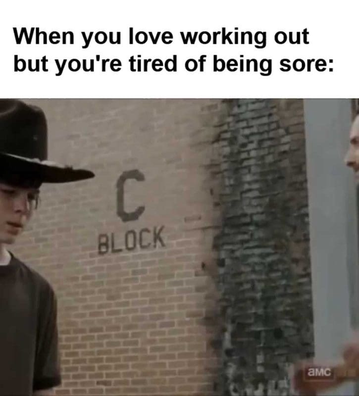 When You Love Working Out But You're Tired Of Being Sore