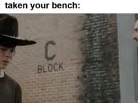 When You're Back From The Water Fountain And Someone's Taken Your Bench