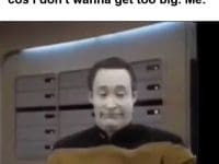 Friend I Don't Wanna Lift Heavy Cos I Don't Wanna Get Too Big Me