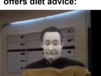 When A Gym Newbie Offers Diet Advice