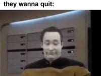 When Someone Has Been Lifting For A Week And Tells You They Wanna Quit