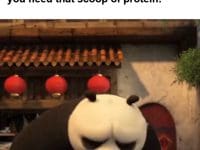 When Your Gym Buddy Ain't Funny But You Need That Scoop Of Protein