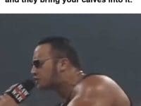 When You Having An Argument And They Bring Your Calves Into It