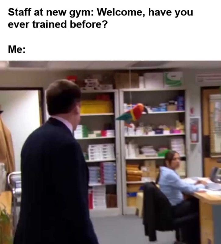 Staff At New Gym Welcome Have You Ever Trained Before Me