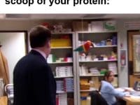 When Someone Asks For A Scoop Of Your Protein