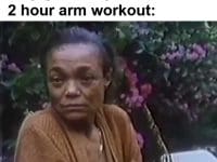 When A Newbie Tells Me They Gonna Try Rich Paina's Hour Arm Workout