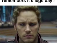 Get's To Gym Remembers It's Legs Day