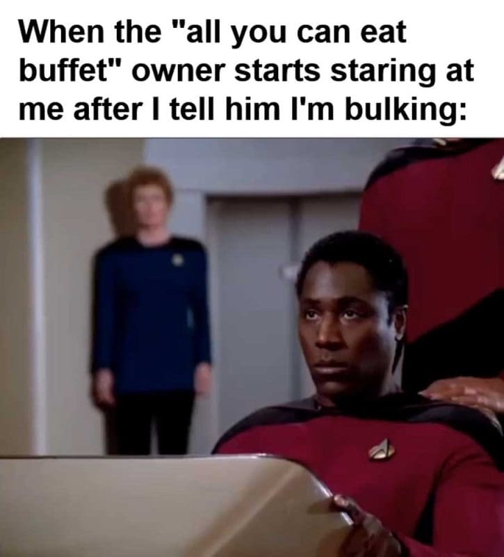 When The All You Can Eat Buffet Owner Starts Staring At Me After I Tell Him I'm Bulking