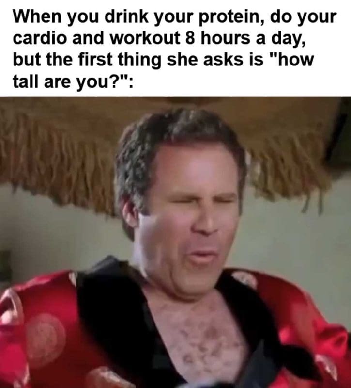 When You Drink Your Protein Do Your Cardio And Workout Hours A Day But The First Thing She Asks Is How T